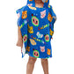 Jay Franco CoComelon Melon Bath/Pool/Beach Hooded Poncho - Super Soft & Absorbent Cotton Towel, Measures 28 x 28 Inches (Officia
