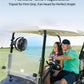 Koonie 5000Mah Portable Stroller Fan - 3-Speed Battery Operated, Flexible Clip-On Tripod, 360 Rotate Flexible Tripod,Usb Recharg