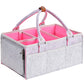 Handcuffs Cute Diaper Caddy Bag For Smart Mothers Baby Diaper Caddy Organizers Baby Wipes Felt Storage, Nursery, Foldable And Po