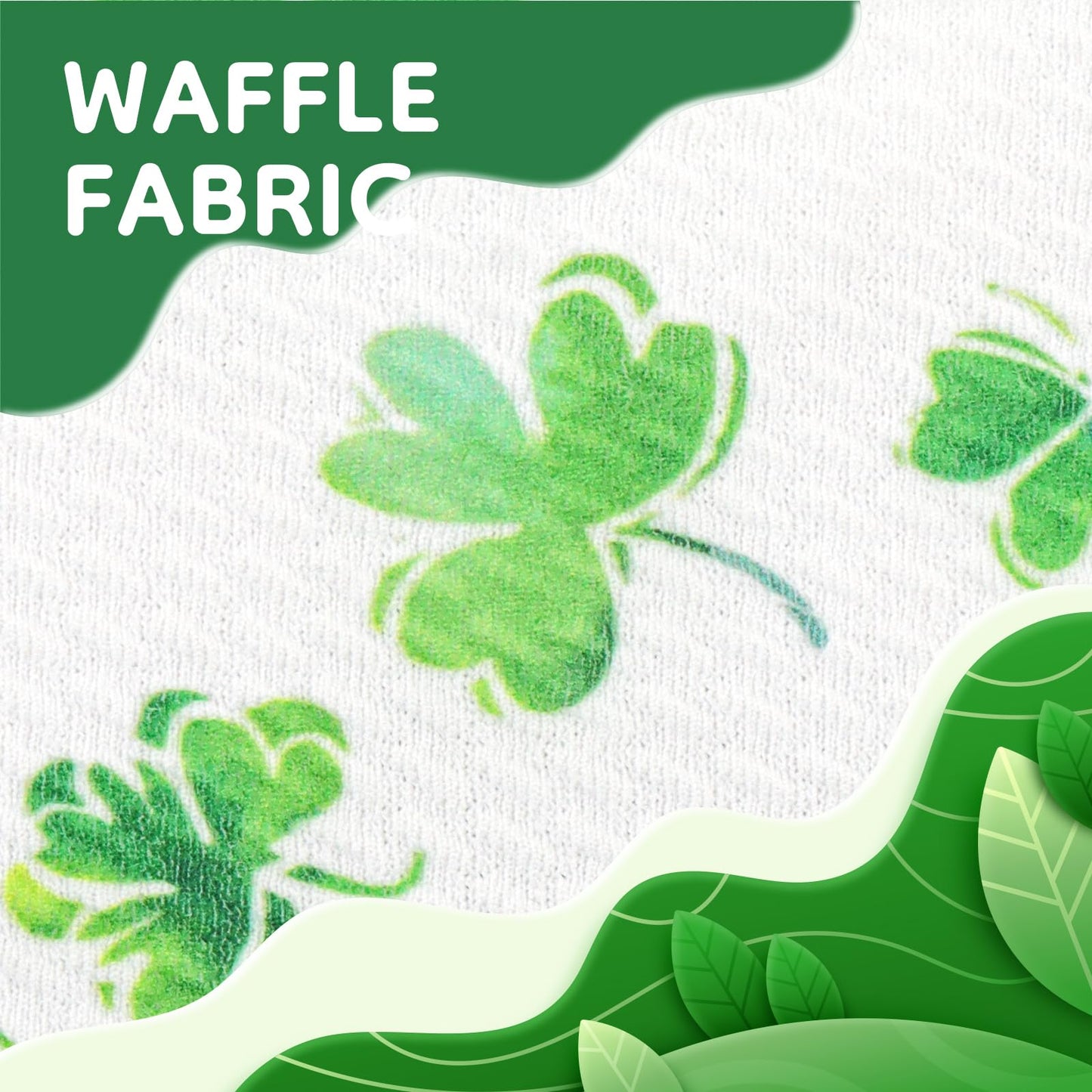 Oneninedream 7    Large St Patricks Baby Bows Green Shamrock Headbands For Newborn Girls White Leaves Tied Bow Hairband Infant S