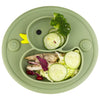 Lightening Corp Baby Plate Silicone Suction Toddler Plates, Divided Dishes For Toddler Kids, Self Feeding, Bpa Free, Microwave A