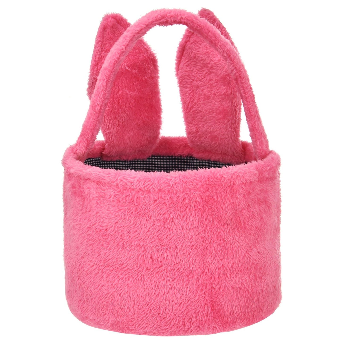 Onglyp Easter Basket Plush Easter Bunny Tote Bags Cute Rabbit Design Personalized Easter Bucket For Kids Carrying Gift And Eggs