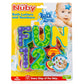 Nuby Floating Bath Tub Alphabet and Numbers Set - Soft Foam Waterproof Letters and Numbers - 36 Pieces - Educational Bath Toys f