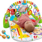 Fisher-Price Baby Playmat Deluxe Kick & Play Piano Gym For Learning & 2 Maracas Soft Rattles For Newborn To Toddler Play Ages 0+