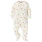 Gerber Baby Unisex 2-Pack 2-Way Zip Thermal Footed Sleep 'N Play, Desert Fruit, 3-6 Months