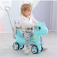 Legendstone Rocking Horse for Toddlers 1-3 Years,4 in 1 Design, Kids Ride on Toy Balance Bike Push Cart with Detachable Balance