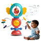 Kidology Baby Rattle & Teething Toy For 612 Months  Sensory Teether Ring With Suction Base | Musical Baby Toy For Fine Motor S