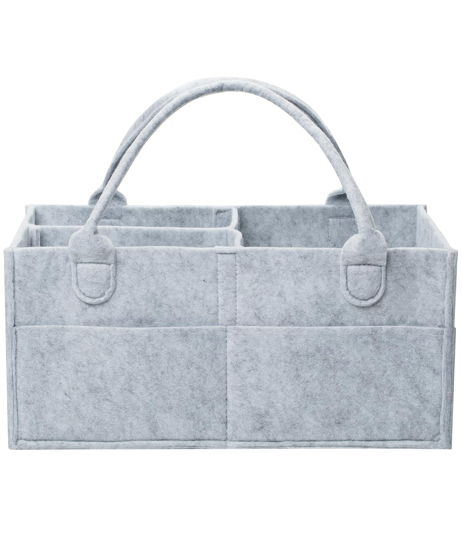Mr. Pen- Baby Diaper Caddy Organizer, Grey, Large, Diaper Organizer, Car Diaper Caddy, Baby Caddy Organizer, Portable Diaper Cad