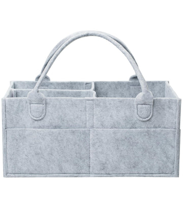 Mr. Pen- Baby Diaper Caddy Organizer, Grey, Large, Diaper Organizer, Car Diaper Caddy, Baby Caddy Organizer, Portable Diaper Cad
