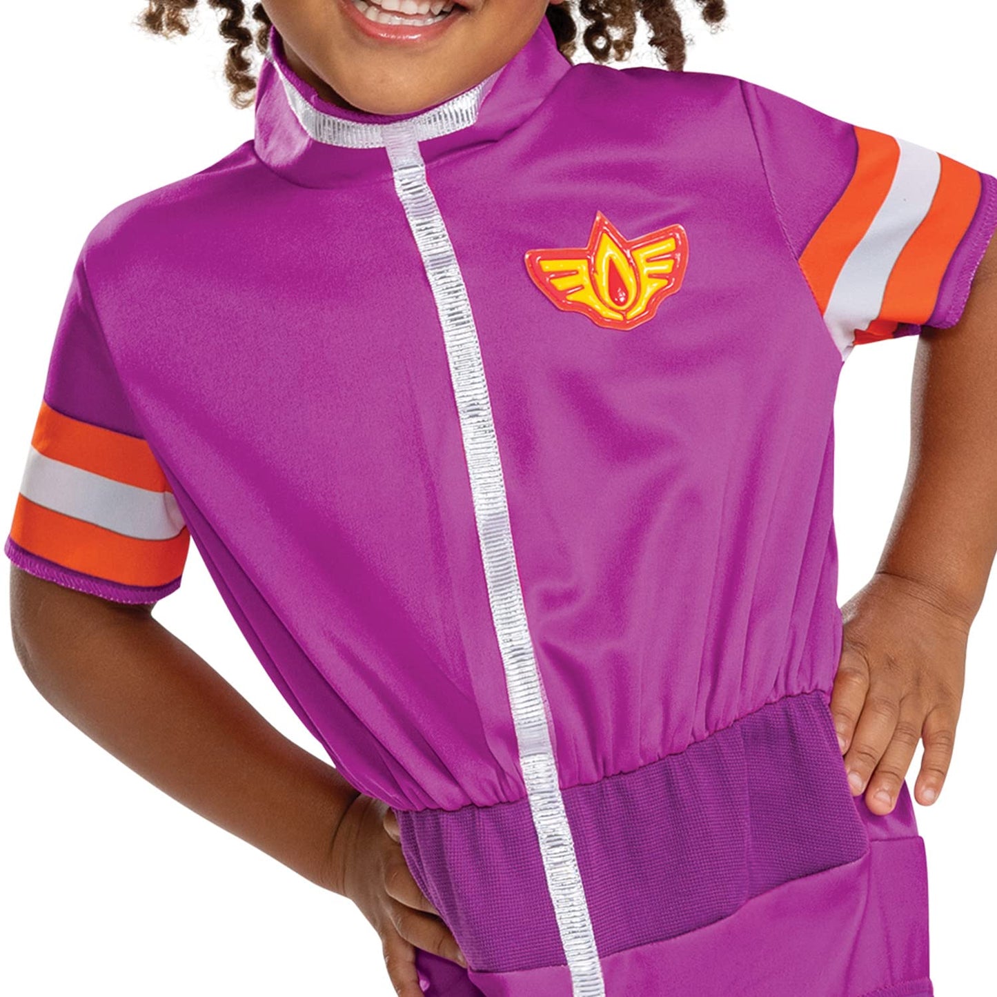 Disguise Violet Costume For Toddlers, Official Firebuds Costume Outfit And Accessories, Size (4-6X)