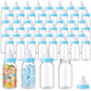 48 Pcs 4.5 Inch Baby Bottle Shower Favor Mini Plastic Candy Bottle Baby Shower Fillable Feeding Candy Box For Party Boy Girl Bir