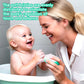 Cradle Cap Brush For Babies, 5Pcs Cradle Cap Treatment Set With Soft Bristle Brushes Silicone Scrubber Long Comb For Newborn Bat