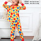A&J Design Boys Clown Pajamas Girls Toddler Halloween Costume Kids Circus Pjs Color Dots 8 Years