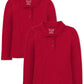 The Children'S Place Baby Girls And Toddler Girls Long Sleeve Ruffle Pique Polo, Ruby, 5T