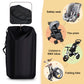 Lihao Stroller Travel Bag, Gate Check Bag For Car Seat, Waterproof Travel Carry Bag, 600D Oxford, Black
