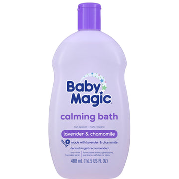 Baby Magic Calming Baby Bath |9Oz | Lavender & Chamomile | Tear-Free, Free Of Parabens, Phthalates, Sulfates And Dyes