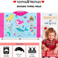 Voova & Movas Hooded Beach Towels For Kids | Soft Thick Absorbent Cotton Beach | Pool | Bath Towels For Ages 3-10, Narwhal Whale