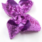 15Pcs Bling 6 Inch Hair Bows Large Big Sparkly Glitter Sequin Bows Alligator Hair Clips For Baby Girls Toddlers Kids Children Te