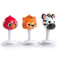 Baby Einstein Rattle & Jingle Trio High Chair Suction Toys Take-Along Musical Rattle  Set Age 6 Months +, Multicolor, 3 Count