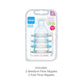 Mam Bottle Nipples Mixed Flow Pack - Medium Flow Nipple Level 2 And Fast Flow Nipple Level 3, For Newborns And Older, Skinsoft S