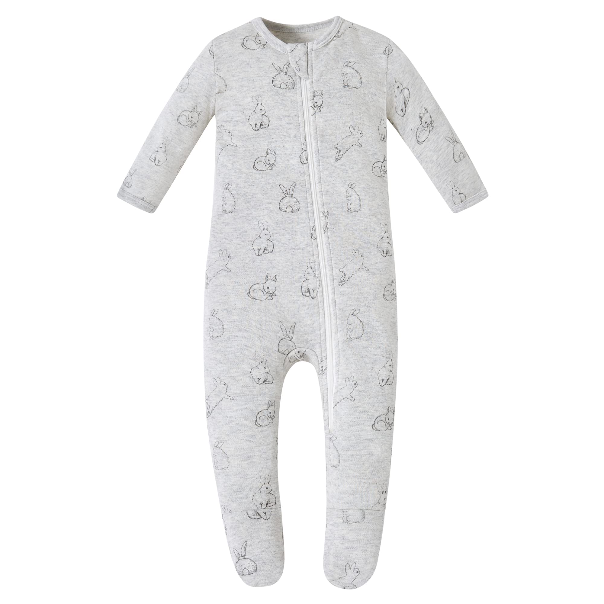 Owlivia Organic Cotton Baby Pajamas, Boys Girls Zip Front Sleep 'N Play, Footed WBBAPB07KHLHPVN