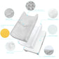 Yening Baby Diaper Changing Pad For Dresser Top With Cover Waterproof Lining Foam Contoured Changing Table Pads Topper Grey