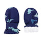 Lined Fleece Toddler Mittens Kids Winter Warm Gloves Child Ski Gloves Waterproof Snow Baby Mitten For Boys Girls Deep Blue S