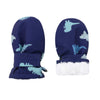 Lined Fleece Toddler Mittens Kids Winter Warm Gloves Child Ski Gloves Waterproof Snow Baby Mitten For Boys Girls Deep Blue S