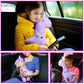 Farochy Unicorn Seat Belt Pillow Kids Cover, Vehicle Shoulder Pads, Car Seatbelt Cushion for Kids, Strap Pillows Animal Travel (