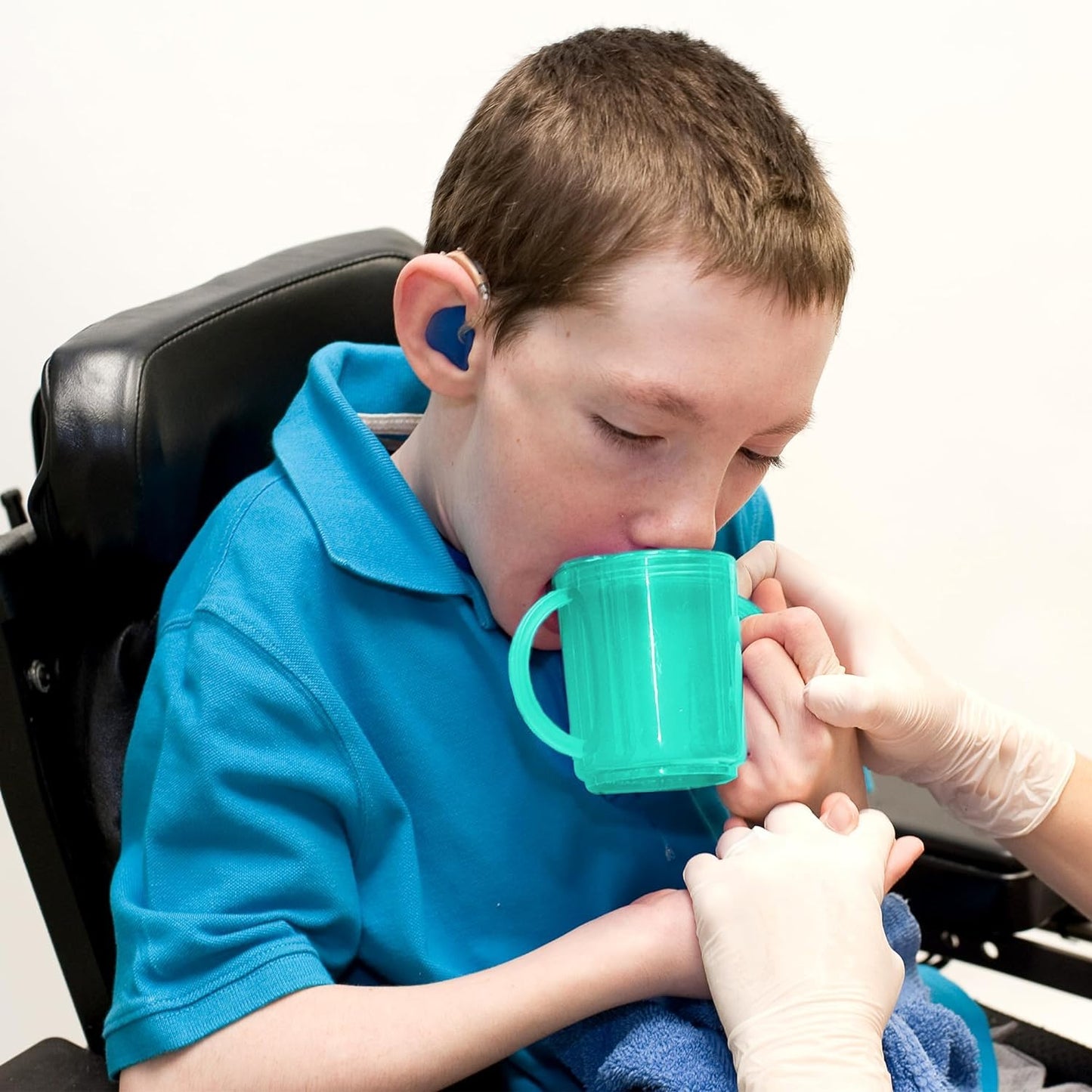 Talktools Recessed Lid Cup With Handles - Leak Proof | Promotes Oral Motor Skills, Lip Closure, And Self Feeding | Alternative T
