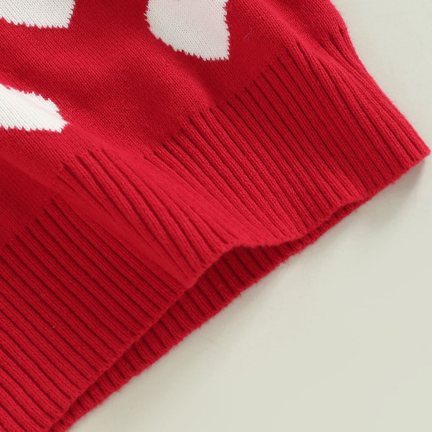 Toddler Baby Girl Love Heart Pullover Sweater Long Sleeve Knit Sweater Shirts Valentines Day Spring Clothes (Love Heart Sweater-