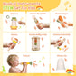 Musical Instruments 7PCS Baby Musical Toys for 18M+ Toddler Toys for 2 3 Years Old Boy Girl Wooden Xylophone Maraca Trumpet Ratt