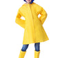 Fun Costumes Coraline For Kids, Girls Coraline Storybook Yellow Rain Jacket Medium