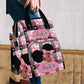 Artsadd Custom Name Baby Diaper Bag From Mom Dad, Personalized Pink Hearts Plaid Baby Backpack With Stroller Straps Large Capaci