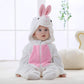 Qzerplay Unisex Unisex Baby Halloween Costumes Cartoon Outfit Homewear (110(For Ages 24-30Months), Bunny)