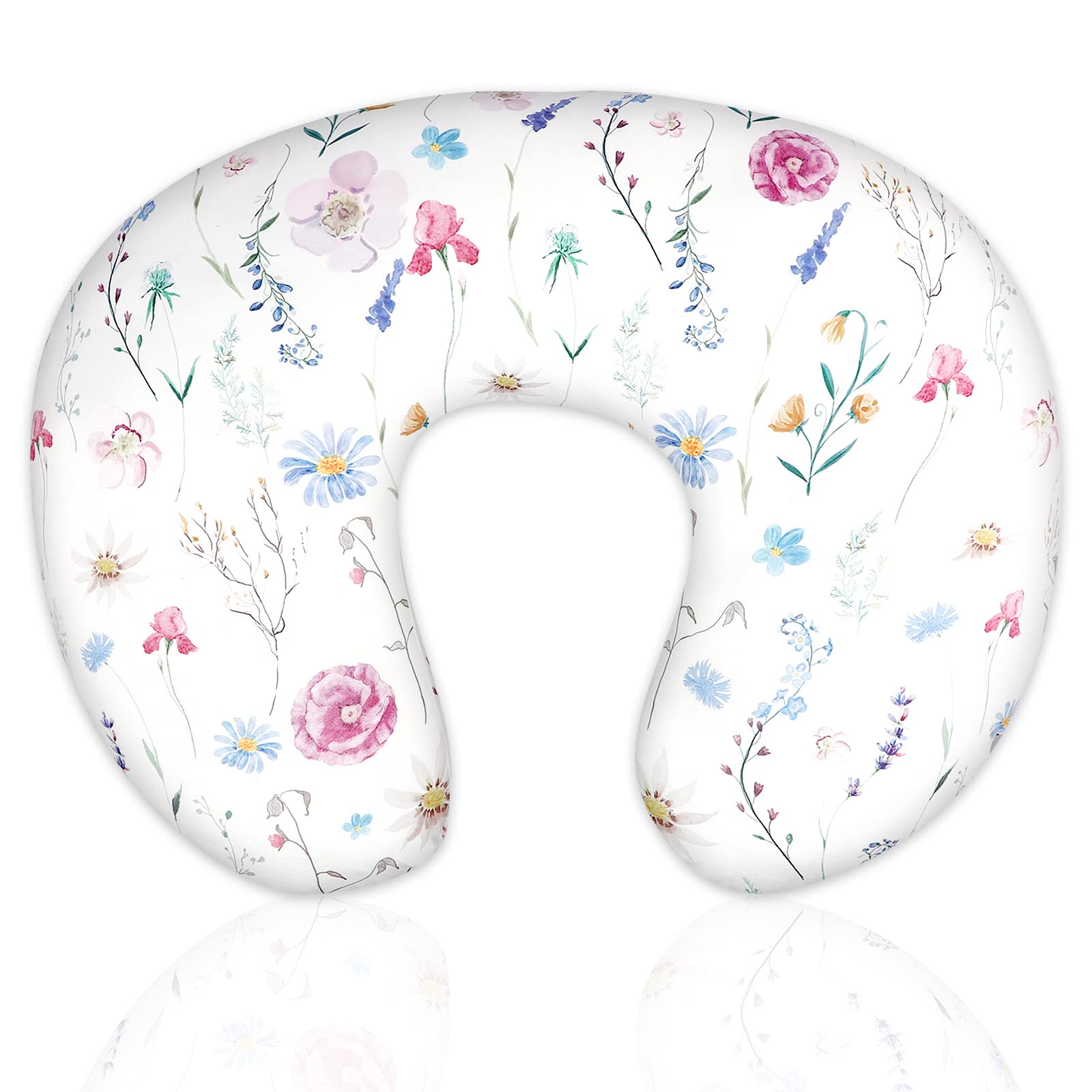 Nursing Pillow Cover Breastfeeding Pillow Slipcover For Moms Soft Breathable Organic Knit Fabric Newborn Infant Feeding Pillow C