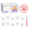 Nuliie 10Pcs 19Mm Flange Inserts Compatible With Spectra/Momcozy/Tsrete/Elvie/Bellababywillow/Nuliie Breast Pumps 24Mm Flanges/S
