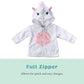 Kids Fleece Sweatshirt Jacket - Baby Boy & Girl Sweater Outerwear Coat Toddler Full Zip Hoodie For Children
