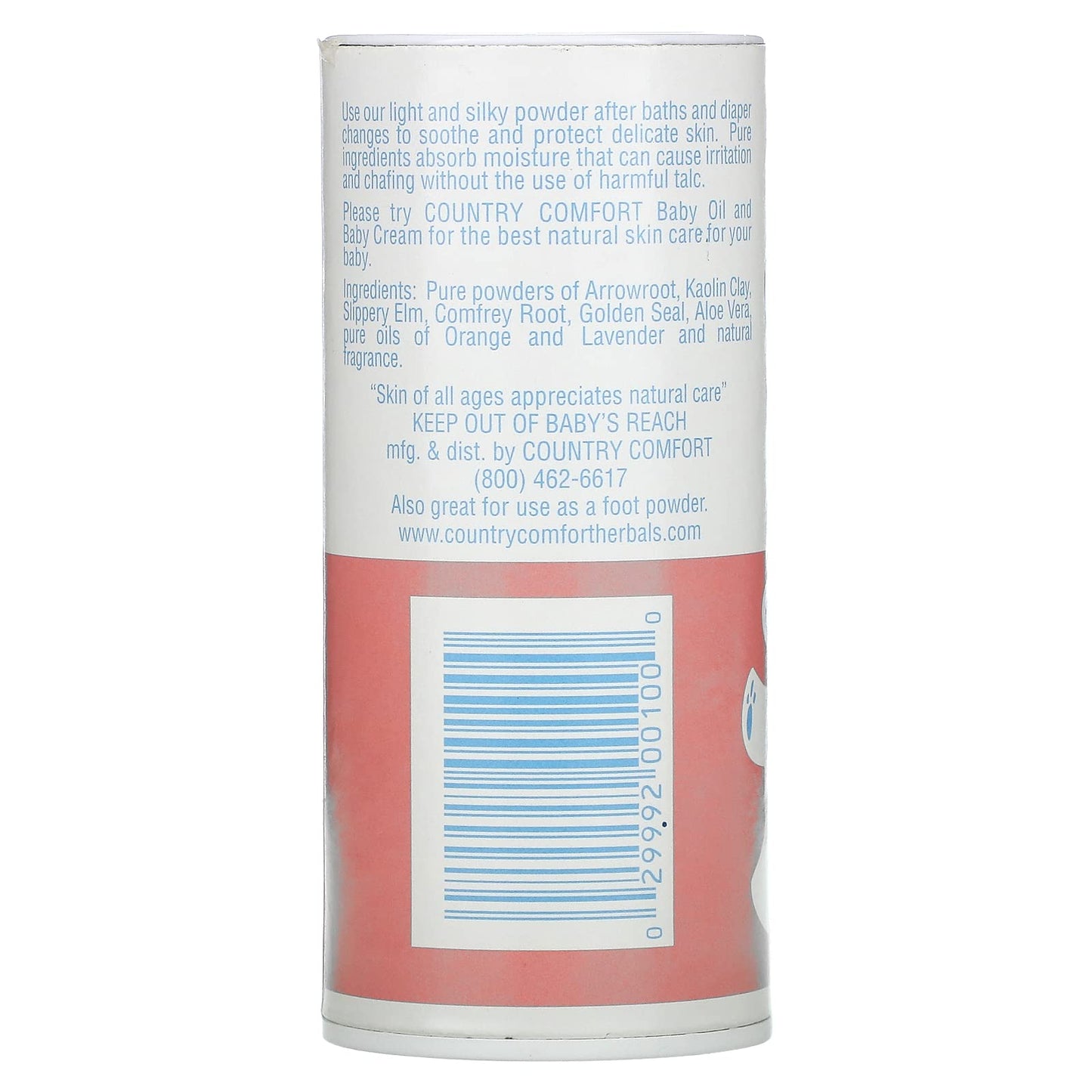 Country Comfort Baby Powder 3 Oz (3 Pack)