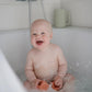 mushie Vehicles Bath Toys Play Set for Toddlers | 100% Food Grade Silicone | Mold Free, Pack of 4