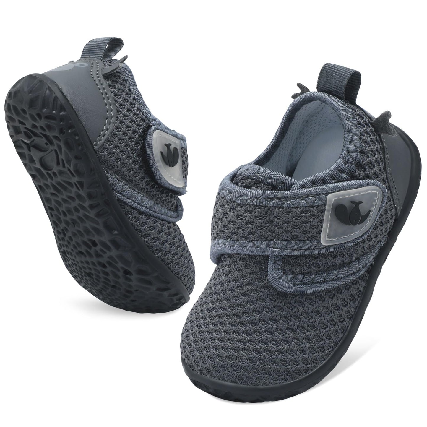 FEETCITY Baby First Walking Shoes Boys Girls Barefoot Baby Sneakers Newborn Crib Shoe Flexible Infant Shoes
