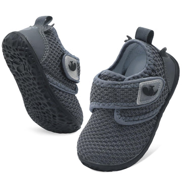 FEETCITY Baby First Walking Shoes Boys Girls Barefoot Baby Sneakers Newborn Crib Shoe Flexible Infant Shoes