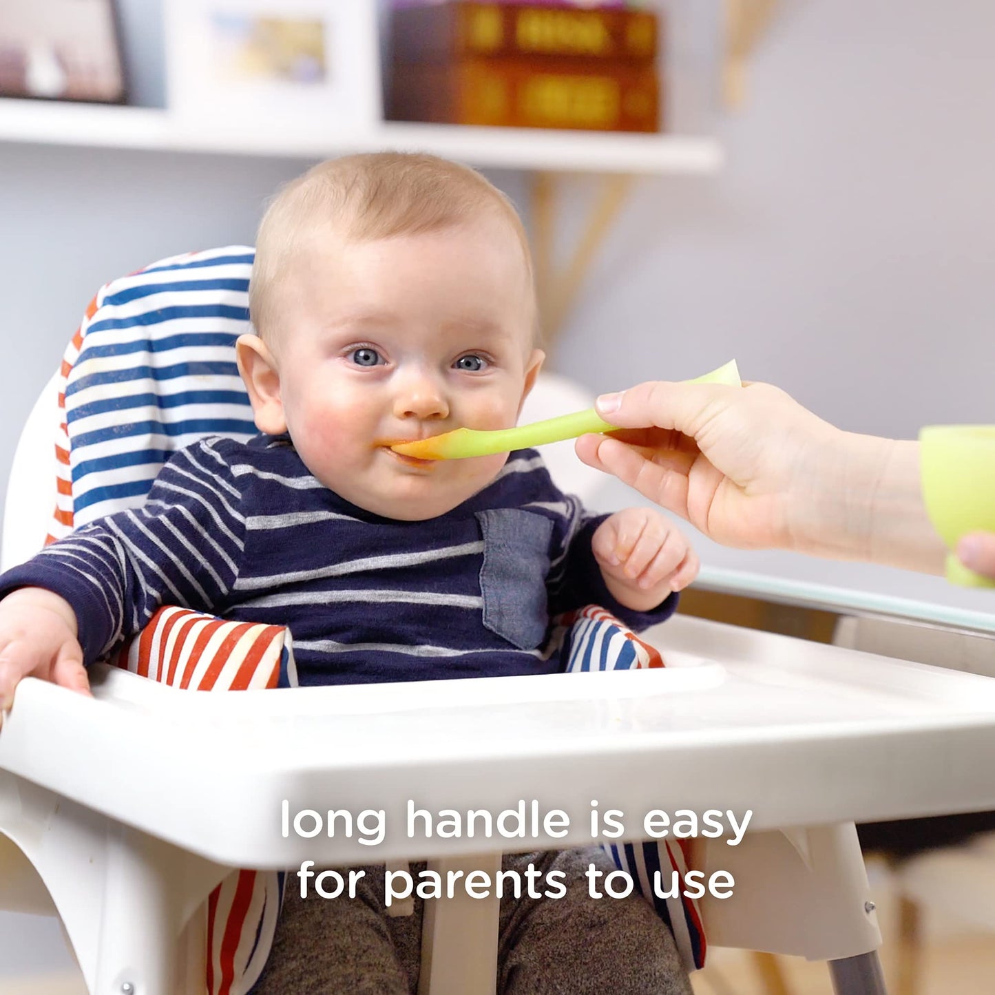 Olababy 100% Silicone Feeding And Training Spoon Set For Baby Led Weaning
