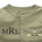 May'S Baby Toddler Boys Pilot Jumpsuit 2Pcs Set Toddler Outfits With Cap Olive Green