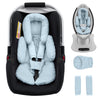 Kaseeous Infant Insert Compatible with Mamaroo Swing & Graco Swing, Thickened Baby Car Seat Head Support with Shoulder Covers, B