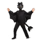 Toothless Classic How To Train Your Dragon Child Costume, Kids Size (7-8),Black