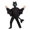 Toothless Classic How To Train Your Dragon Child Costume, Kids Size (7-8),Black