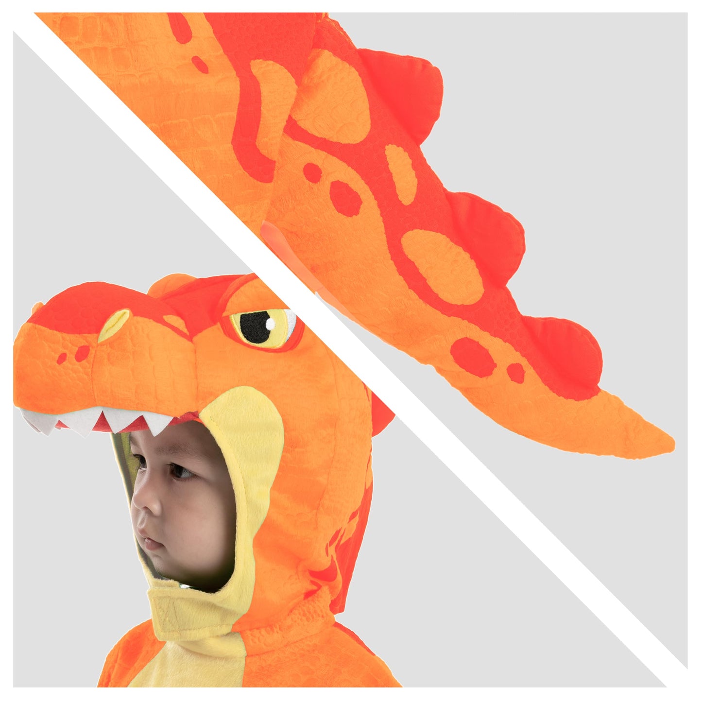 Spooktacular Creations Dinosaur Costume Kids, T-Rex Costume Outfit With Egg For Toddler Child Halloween Dress Up Party