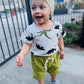 Infant Boy Clothes 12-18 Months Toddler Boys Summer Outfits Dinosaur T-Shirt & Shorts Set 2 Piece