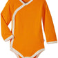 Babysoy Baby Eco Essential Kimono Bodysuit, Tangerine, 18-24 Months